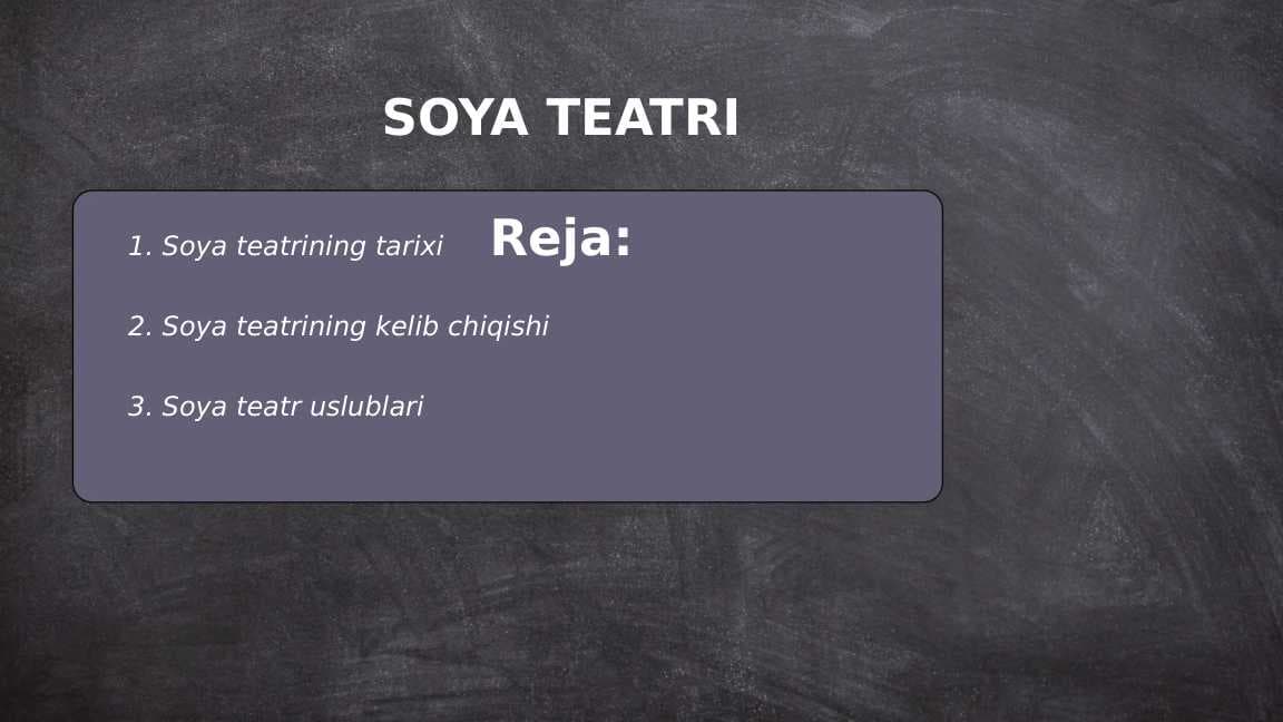 SOYA TEATRI