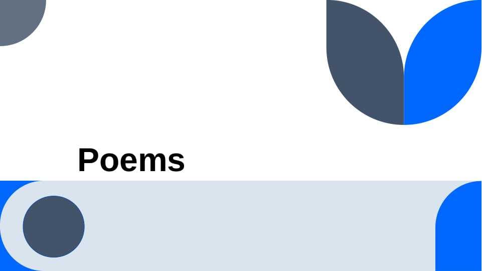Poems