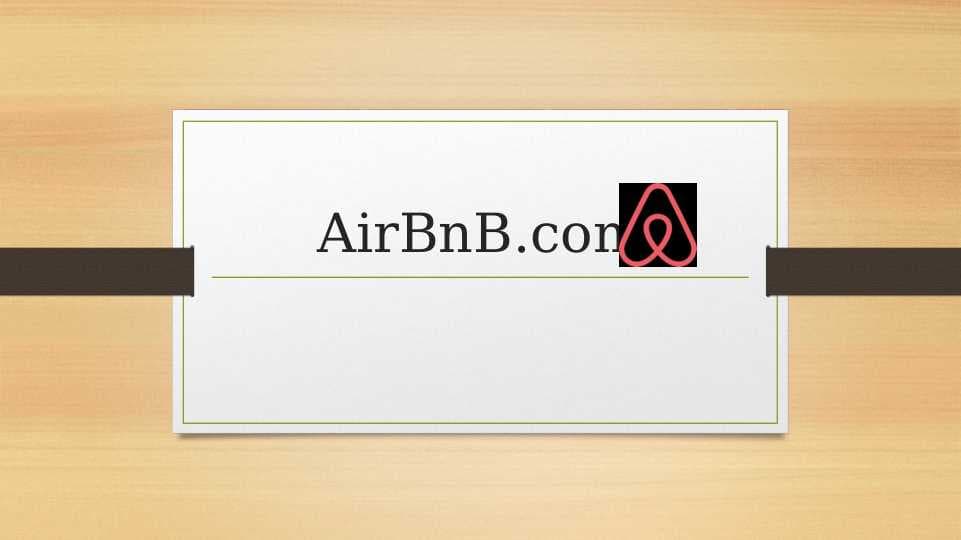 AirBnB.com nima