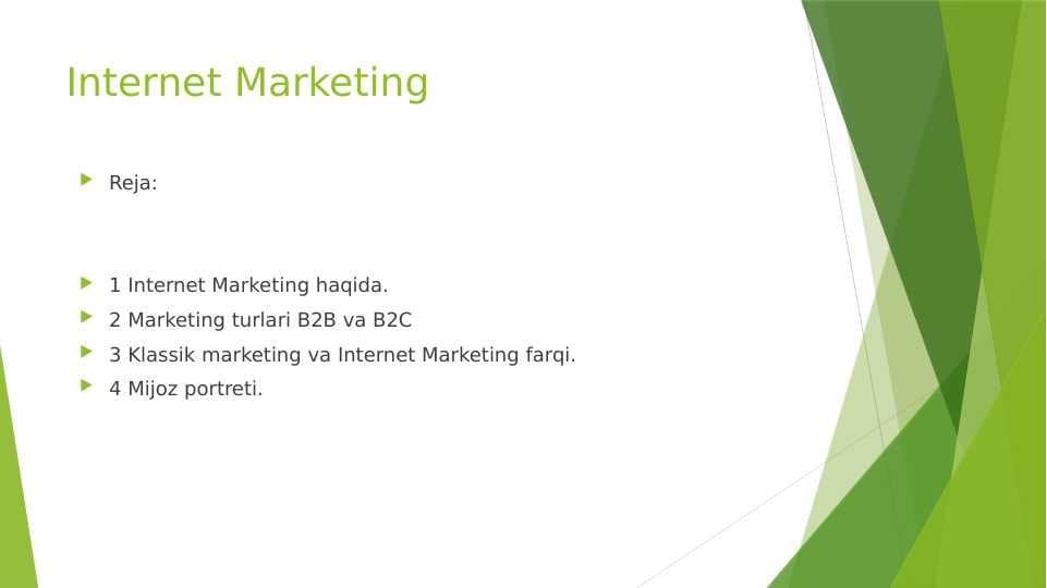 Internet Marketing