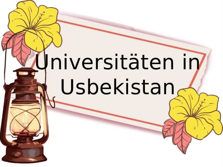 Universität in Usbekistan
