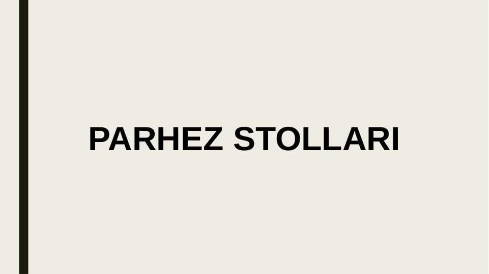 Parhez stollari