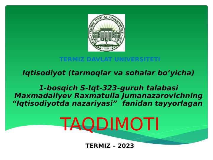 Monopolostik raqobat va oligopoliya