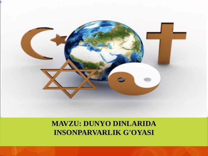 DUNYO DINLARI