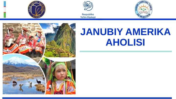 JANUBIY AMERIKA AHOLISI