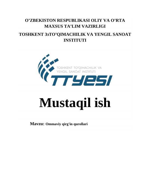Ommaviy qirg'in qurollari