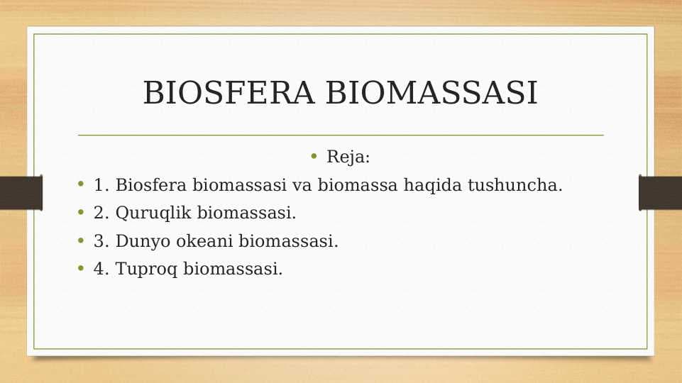 Biosfera biomassasi