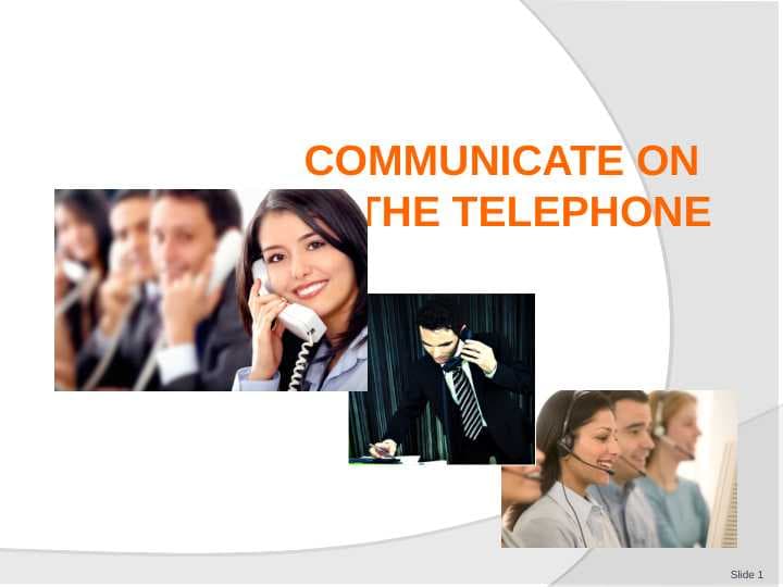 Telephone communication