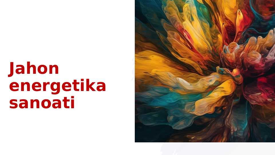 Jahon energetika sanoati