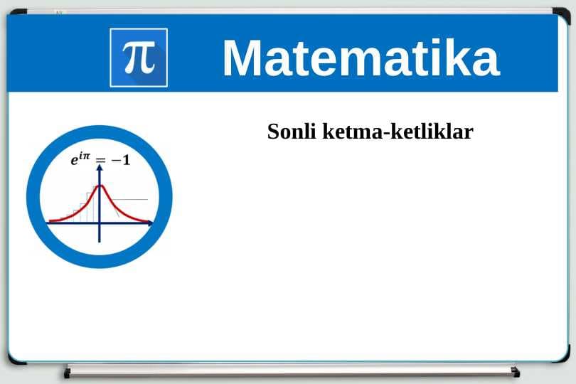 Sonli ketma-ketliklar