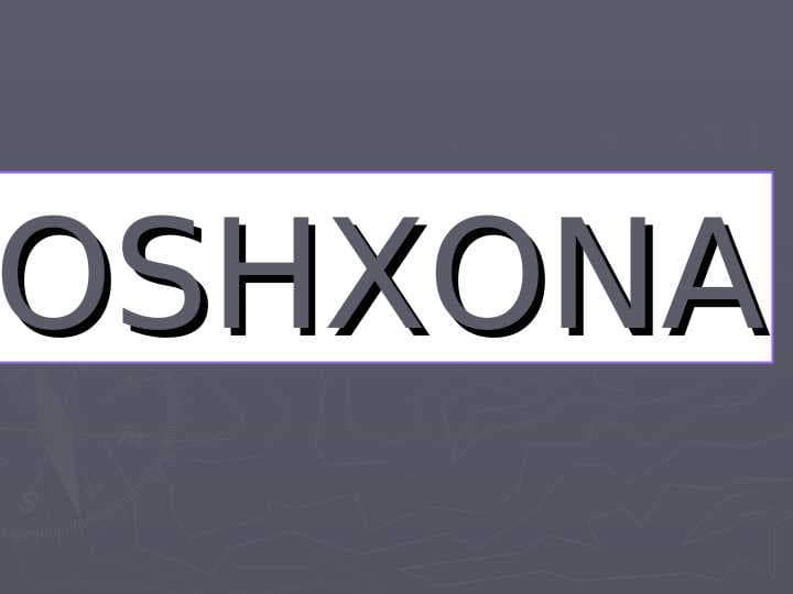 OSHXONA