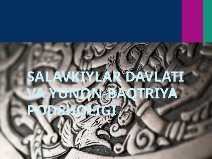 Salavkiylar davlati va Yunon-Baqtriya podsholigi