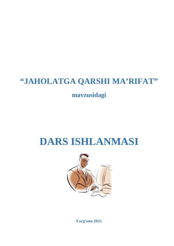 JAHOLATGA QARSHI MA’RIFAT