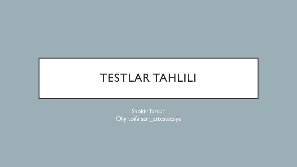 Pedmahorat testlari javoblari, oliy toifa sari