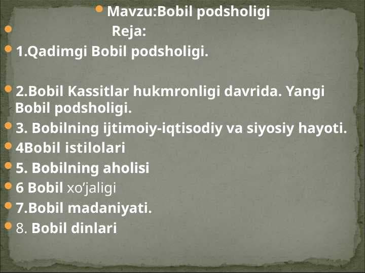 Bobil podsholigi
