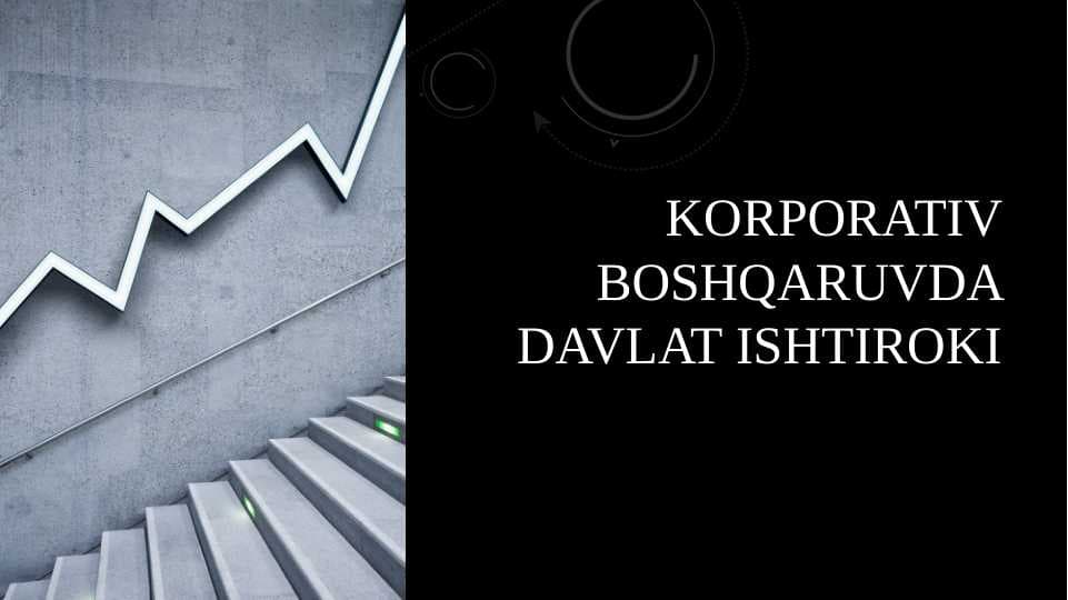 Korporativ boshqaruvda davlat ishtiroki