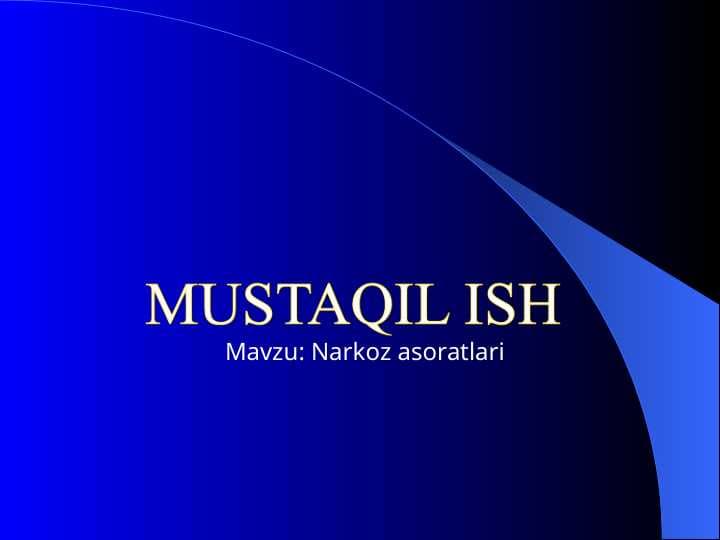 Narkoz asoratlari