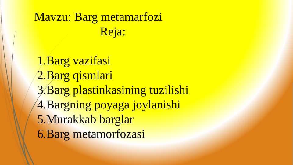 Barg metamarfozi