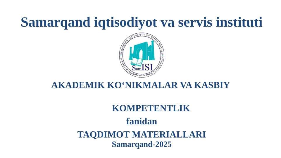 Manbalar va adabiyotlar bilan ishlash