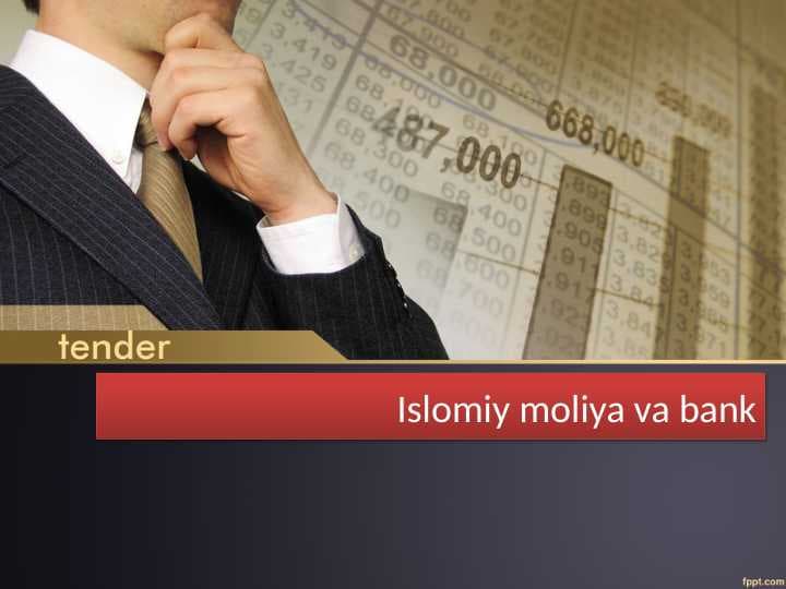 Islomiy moliya va bank