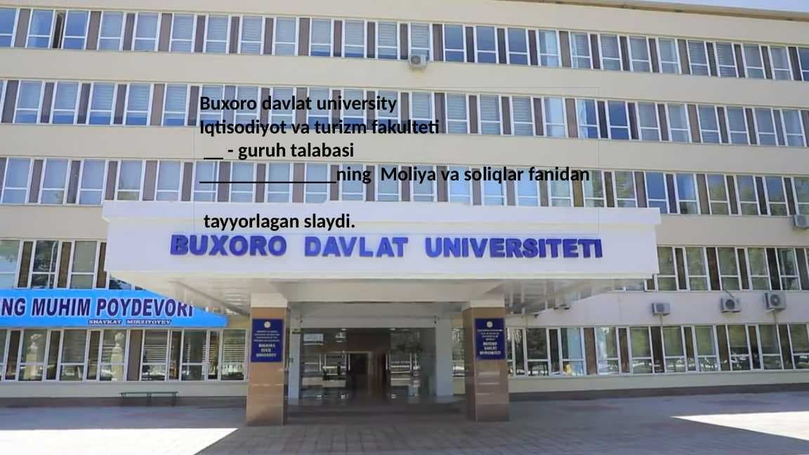 Angliyaning moliya va soliq tizimi