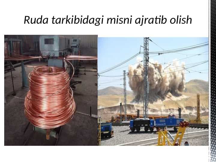 Ruda tarkibidagi misni ajratib olish