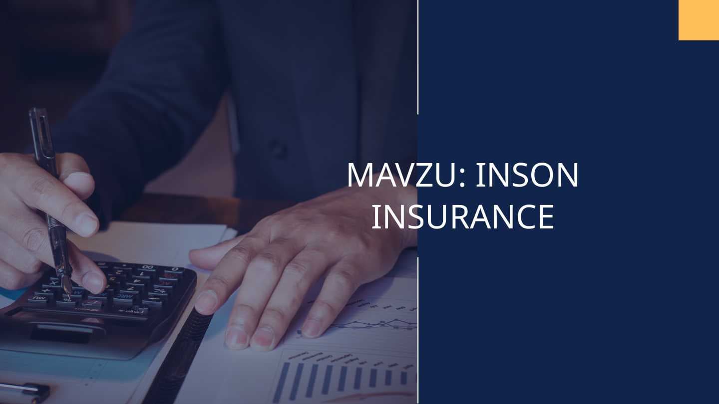 MAVZU: INSON INSURANCE