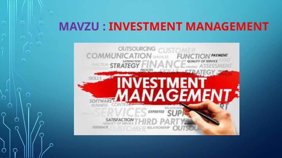 Investment management