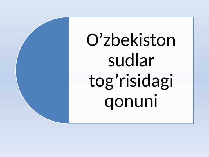 sudlar to'grisidagi
