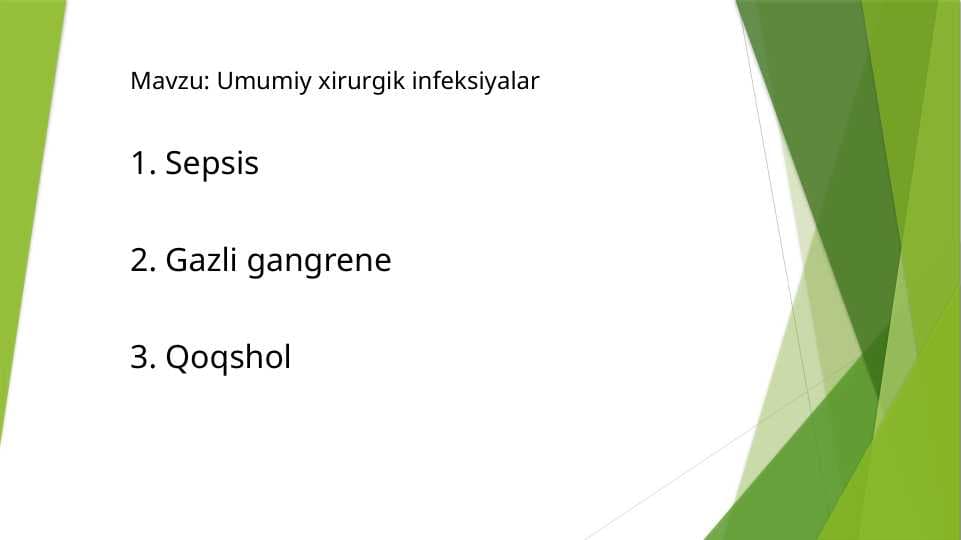 Umumiy xirurgik infeksiyalar