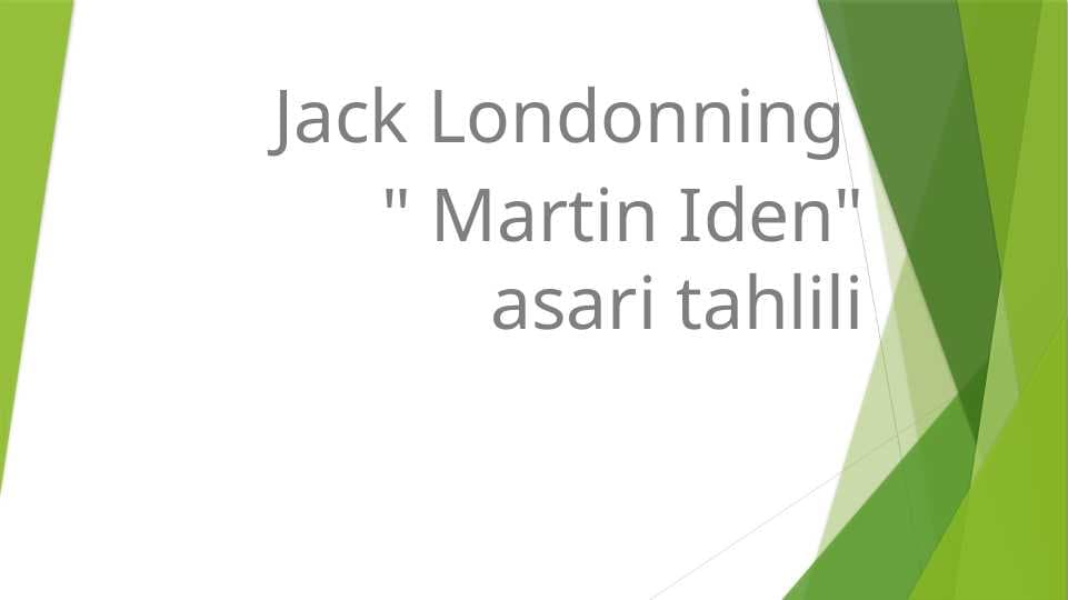 Jack Londonning