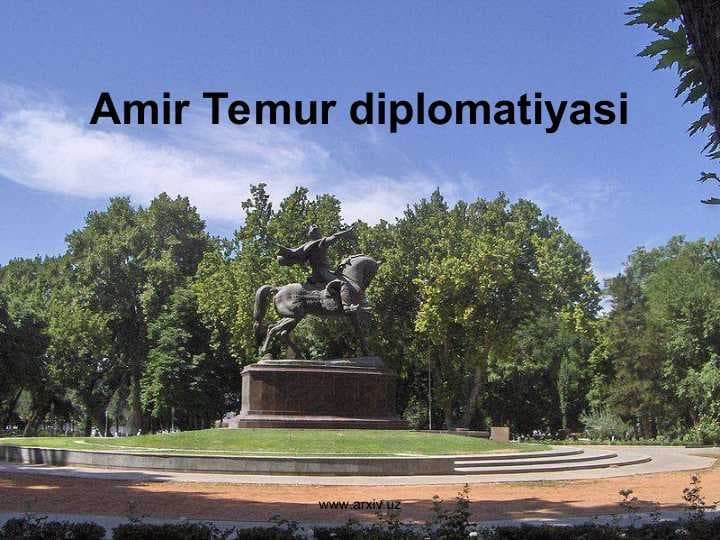 Amir Temur diplomatiyasi