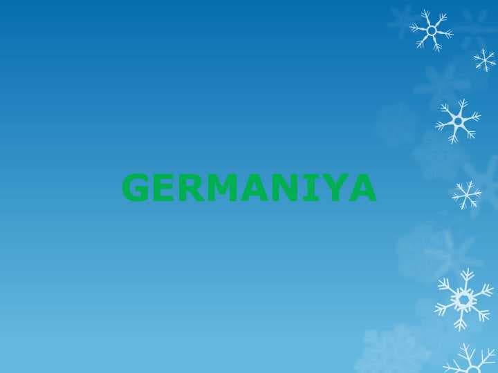 Germaniya