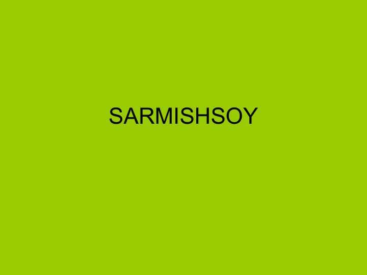 SARMISHSOY
