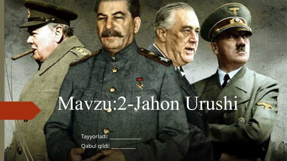 Ikkinchi jahon urushi