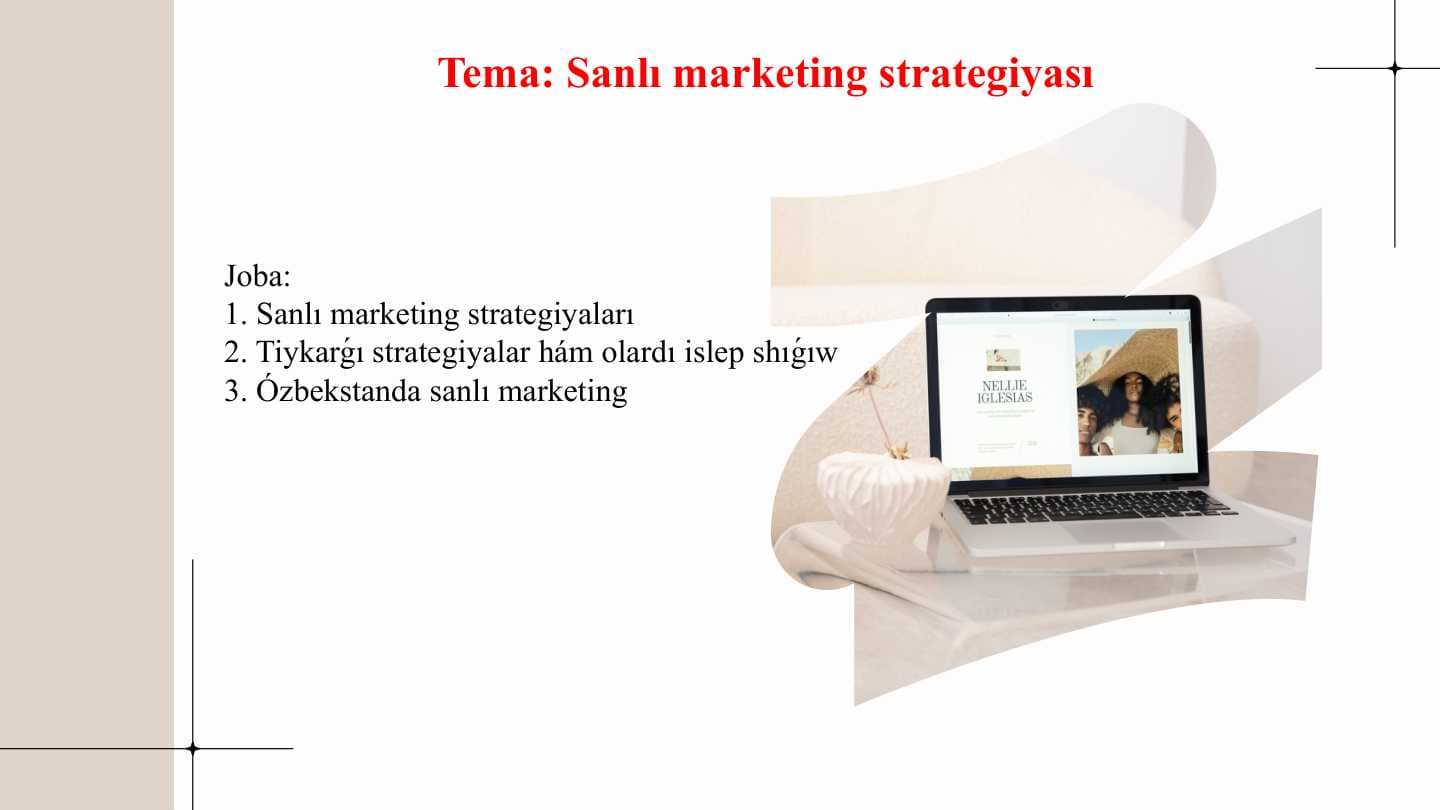 Sanlı marketing strategiyası