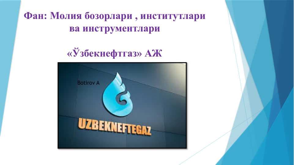 "UZBEKNEFTGAZ" AJ