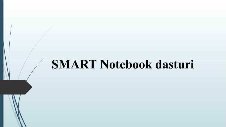 SMART Notebook dasturi