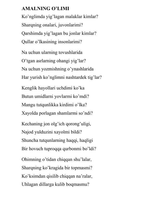 Yangi sherlar toplami