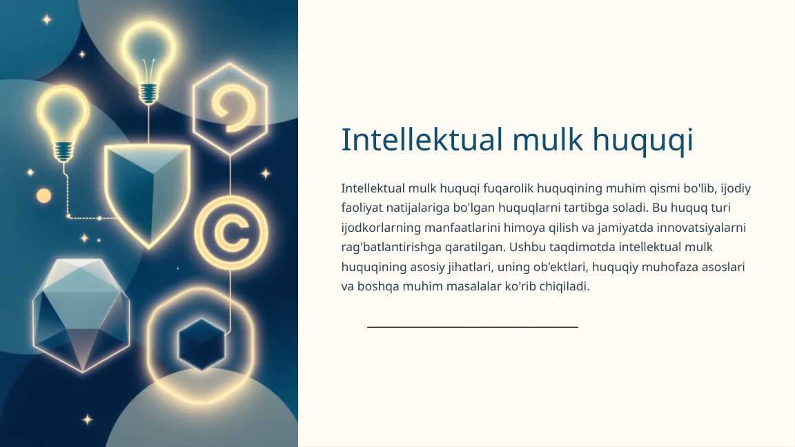 Intellektual mulk huquqi