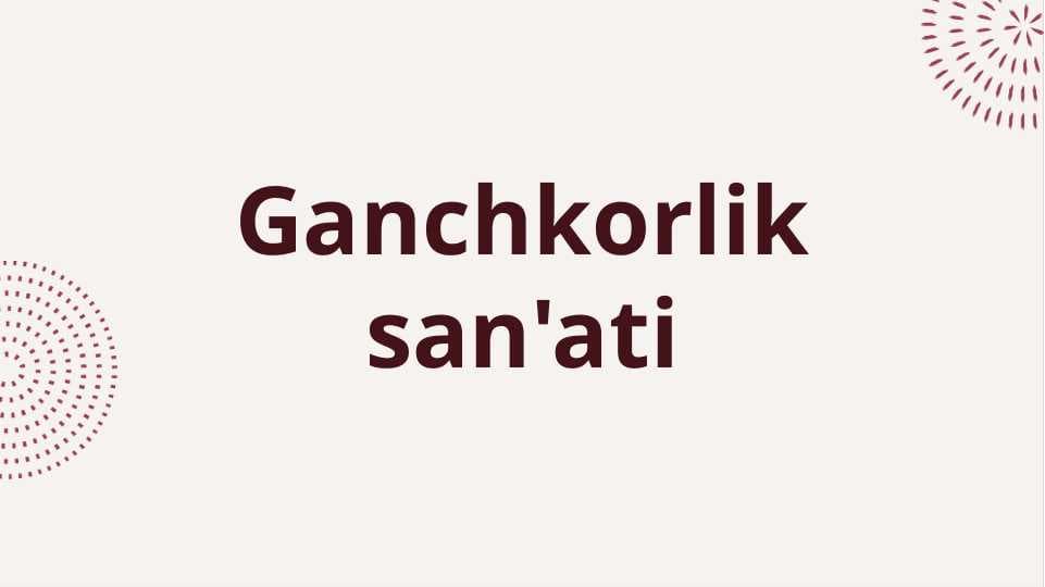 Ganchkorlik