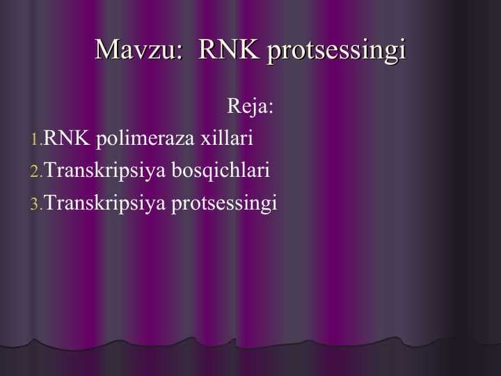 RNK protsessingi