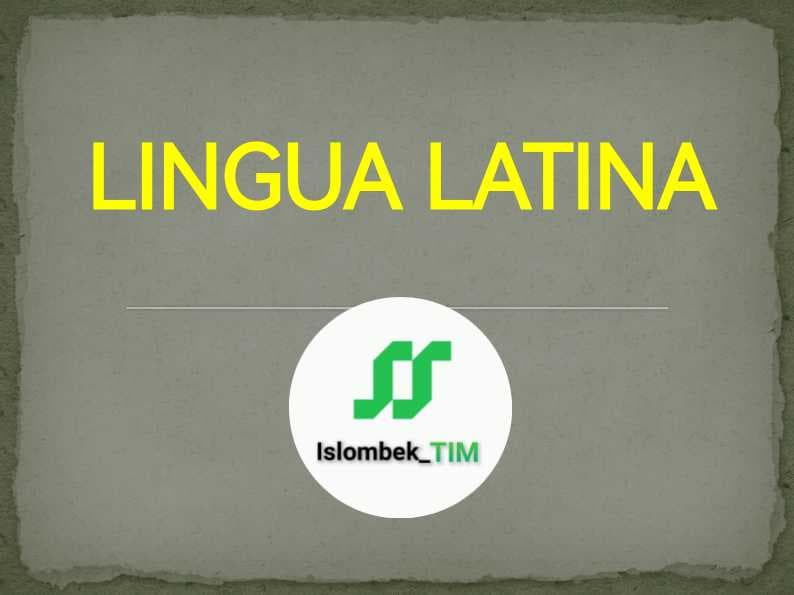 LINGUA LATINA