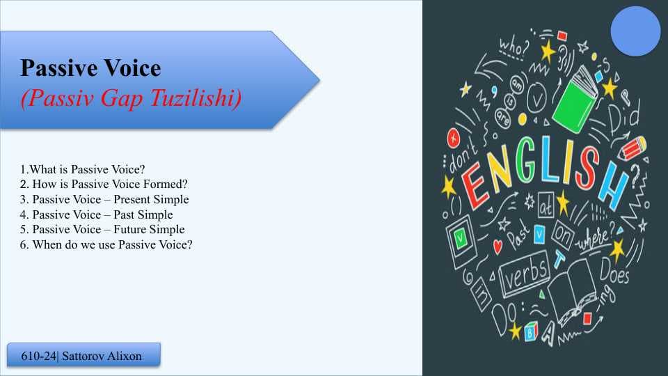 Passive Voice Presentation