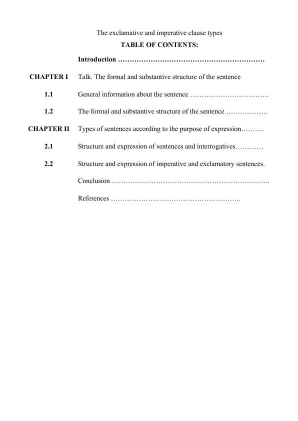 The exclamative and imperative clause types
