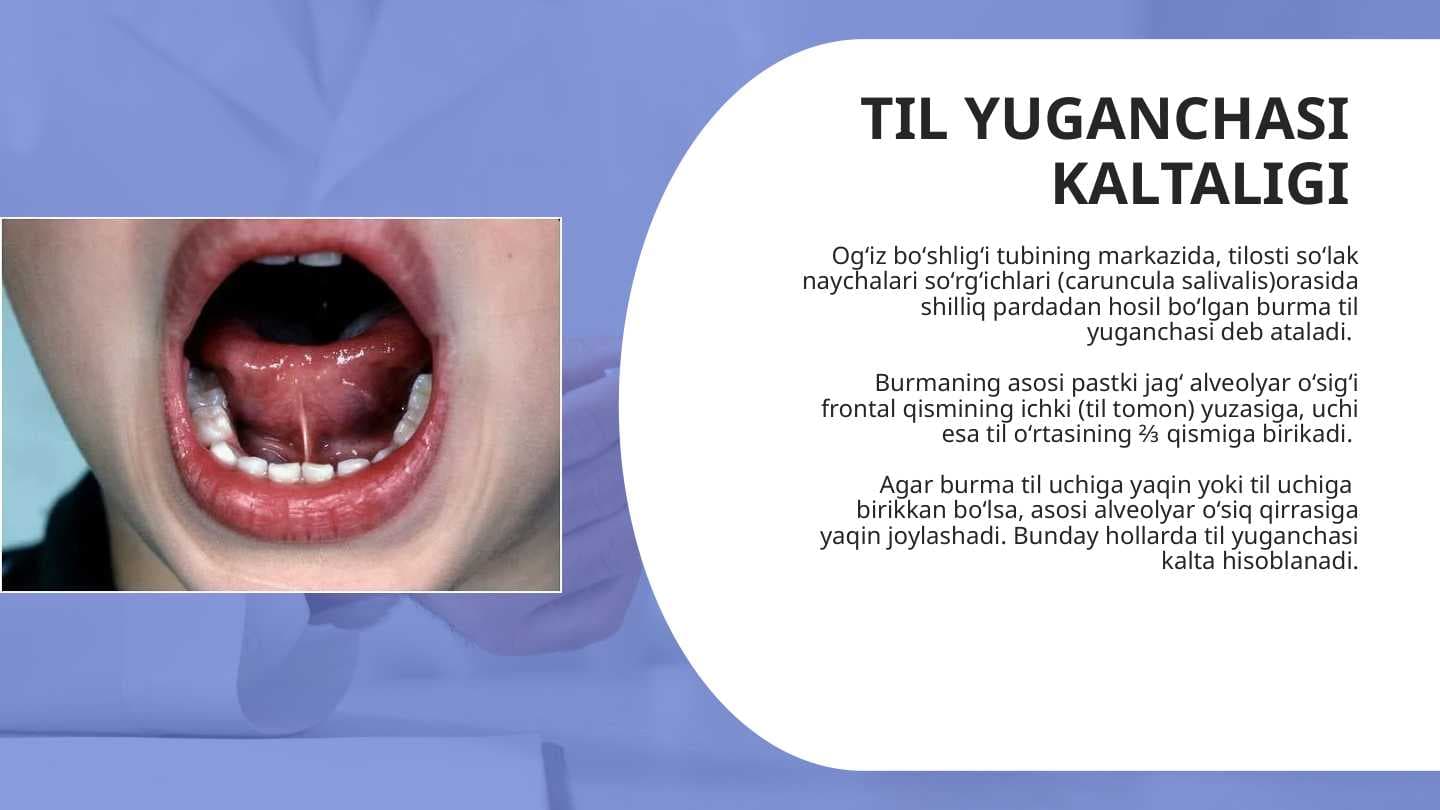 Til yuganchasi kaltaligi