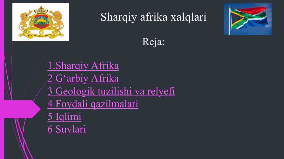 Sharqiy afrika xalqlari