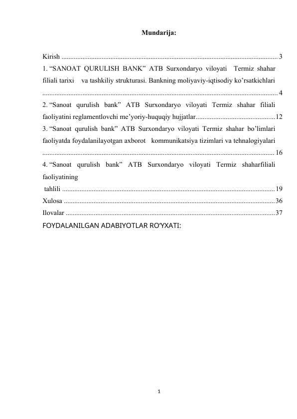Sanoat qurulish bank  amaliyot hisoboti Termiz shahar.docx