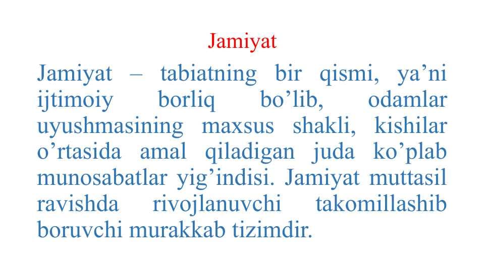 Jamiyat