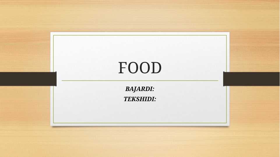 food